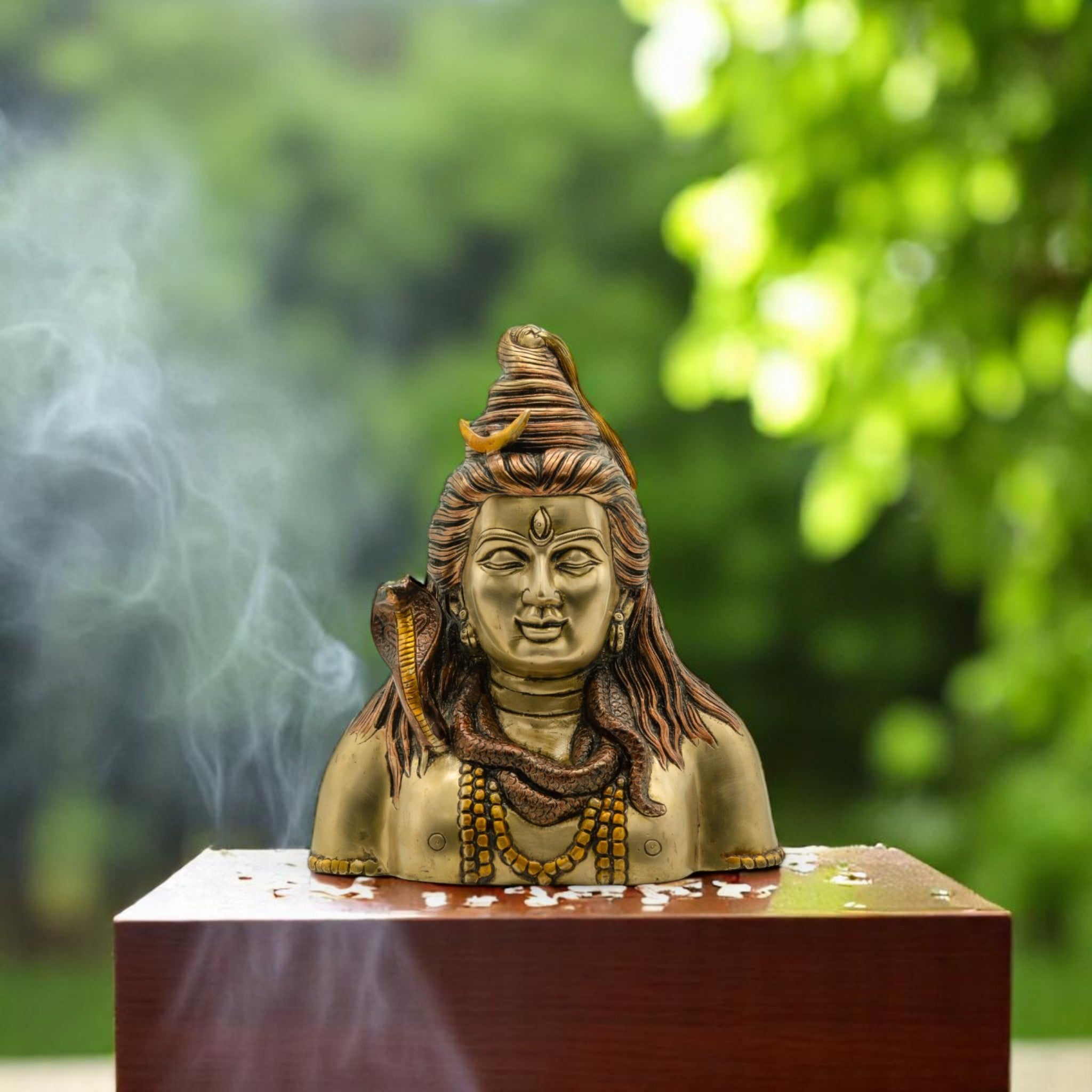Lord Shiva Brass Idol – A Divine Symbol of Peace & Strength