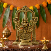 Maa Lakshmi Brass Idol – A Divine Symbol of Abundance & Grace