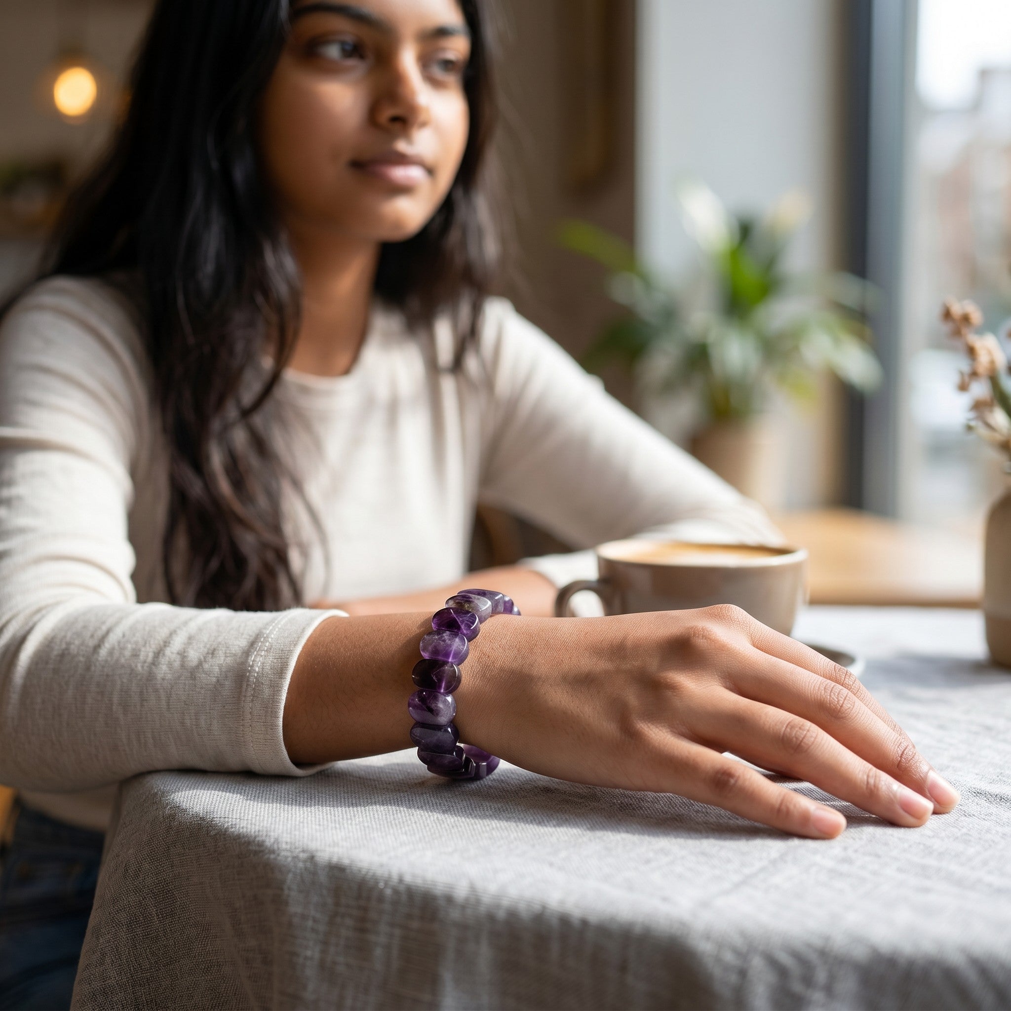Amethyst Elemental Bracelet