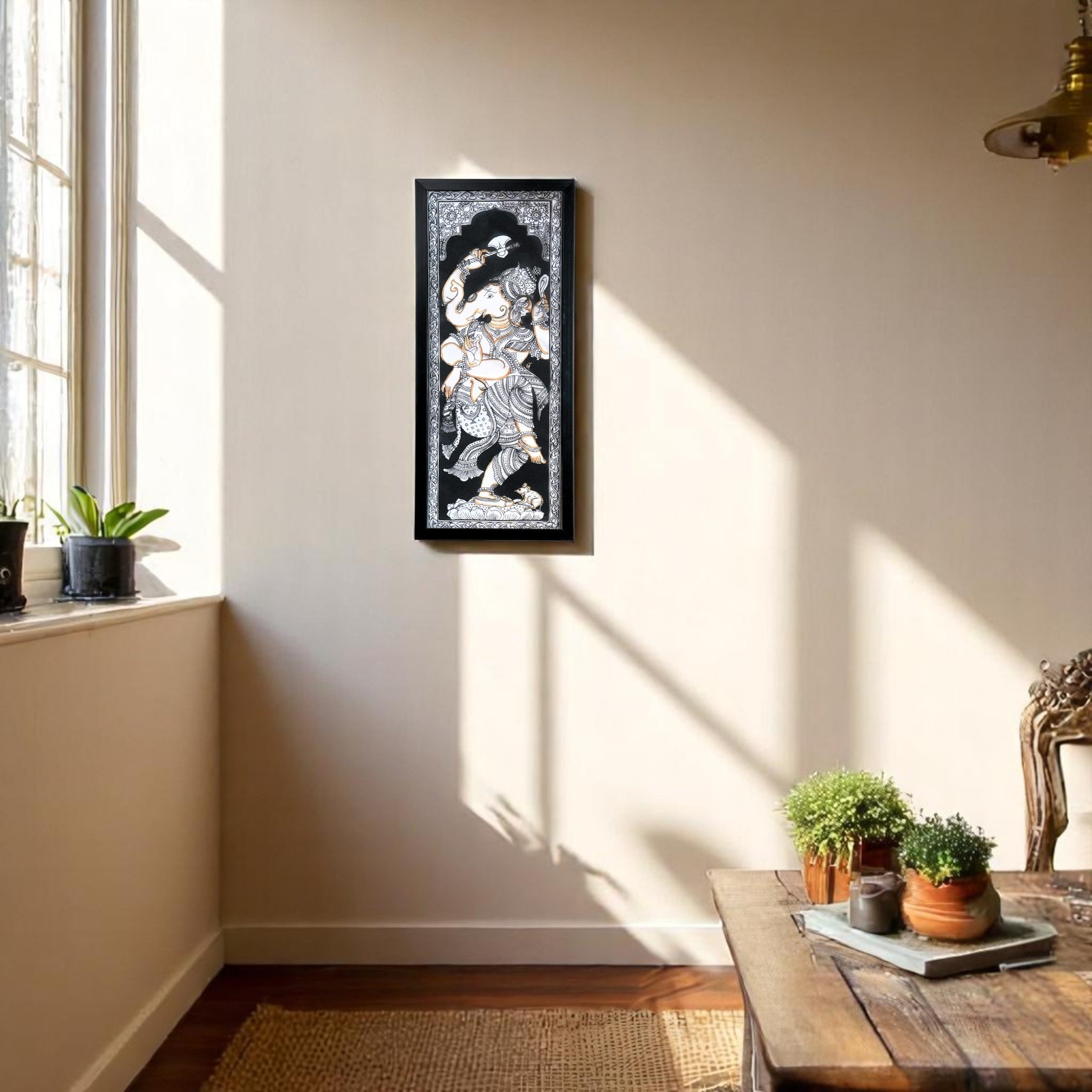 Graceful Lord Ganesha Traditional Wall Art – Divine Elegance for Your Space
