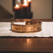 Copper Magnetic Har Har Mahadev Bracelet – Power, Devotion & Healing in One