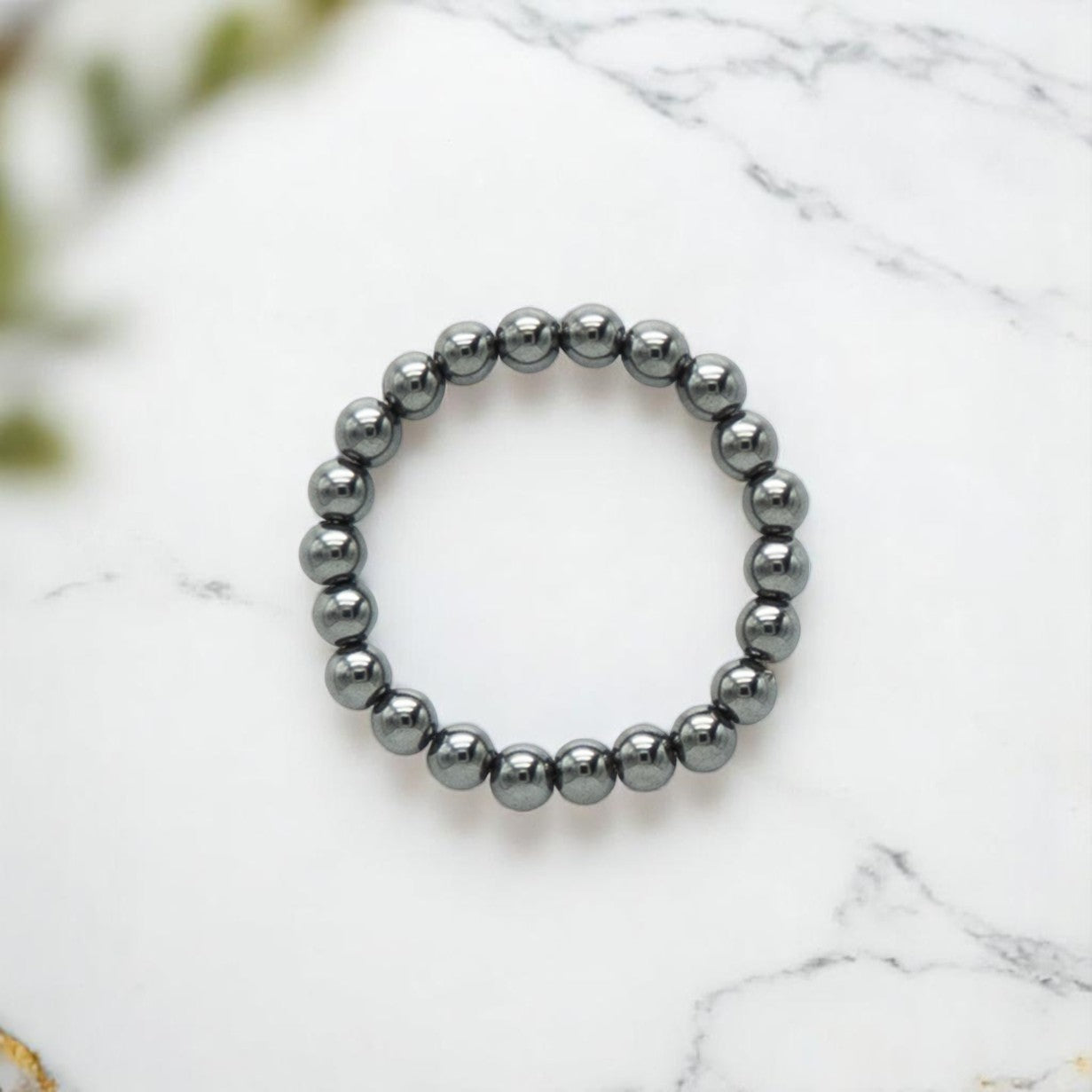 Hematite Grounding Bead Bracelet – Divine Balance Series