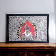 Sacred Madhubani Lord Ganesha Wall Art – Bless Your Space with Divine Energy