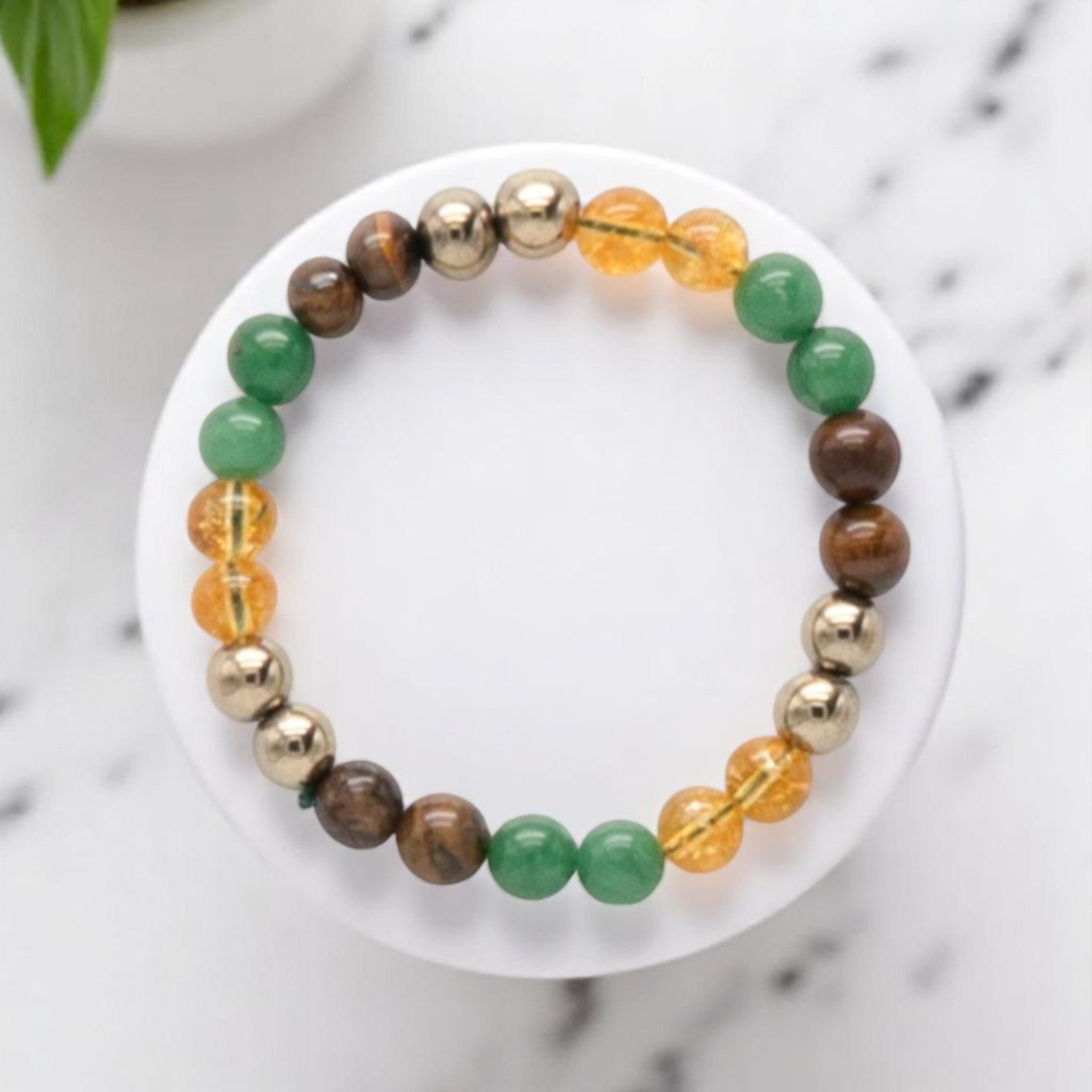 Money Magnet Bead Bracelet – Divine Balance Series