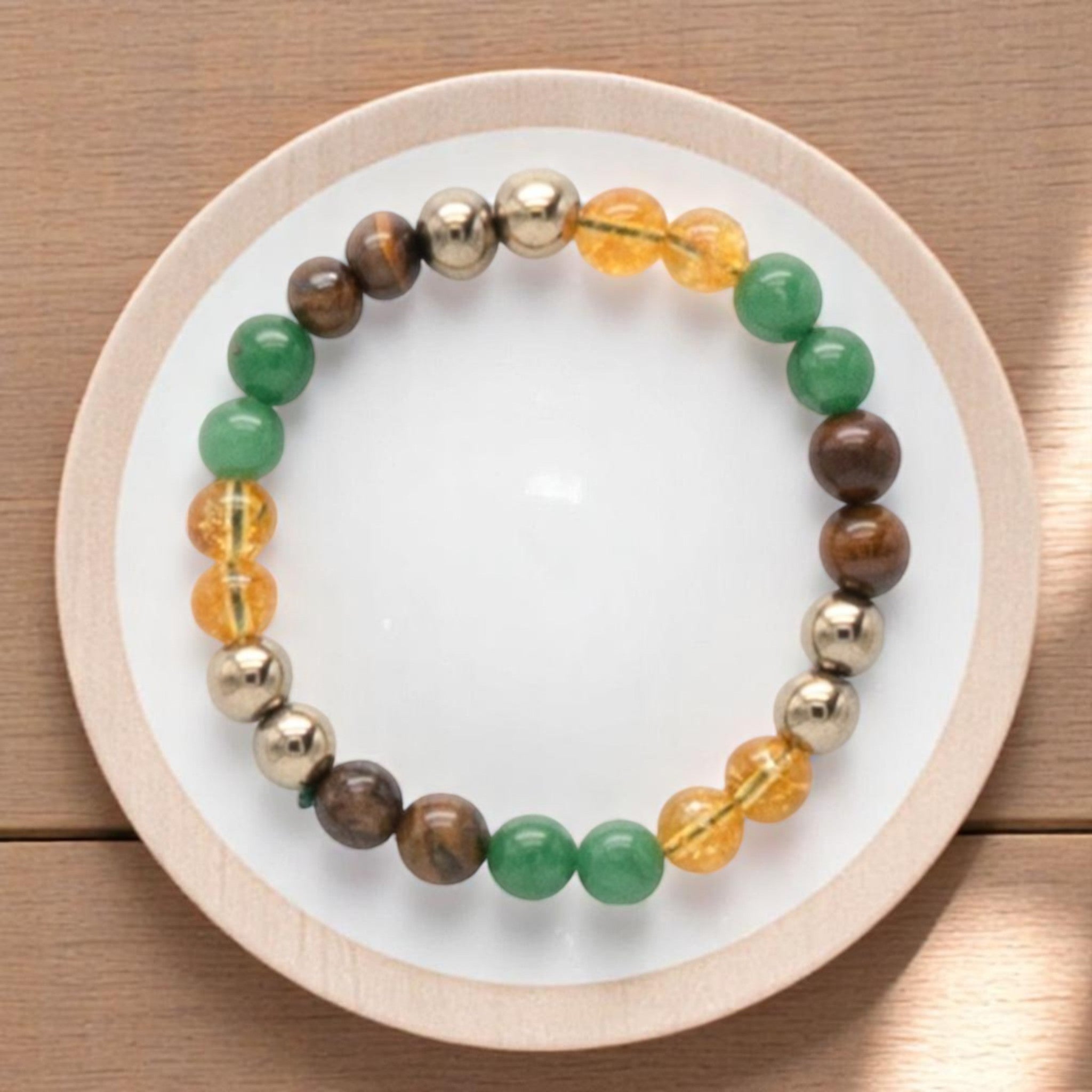 Money Magnet Bead Bracelet – Divine Balance Series