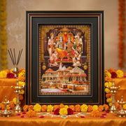 Ram Darbar 3D Shadow Box Wall Art