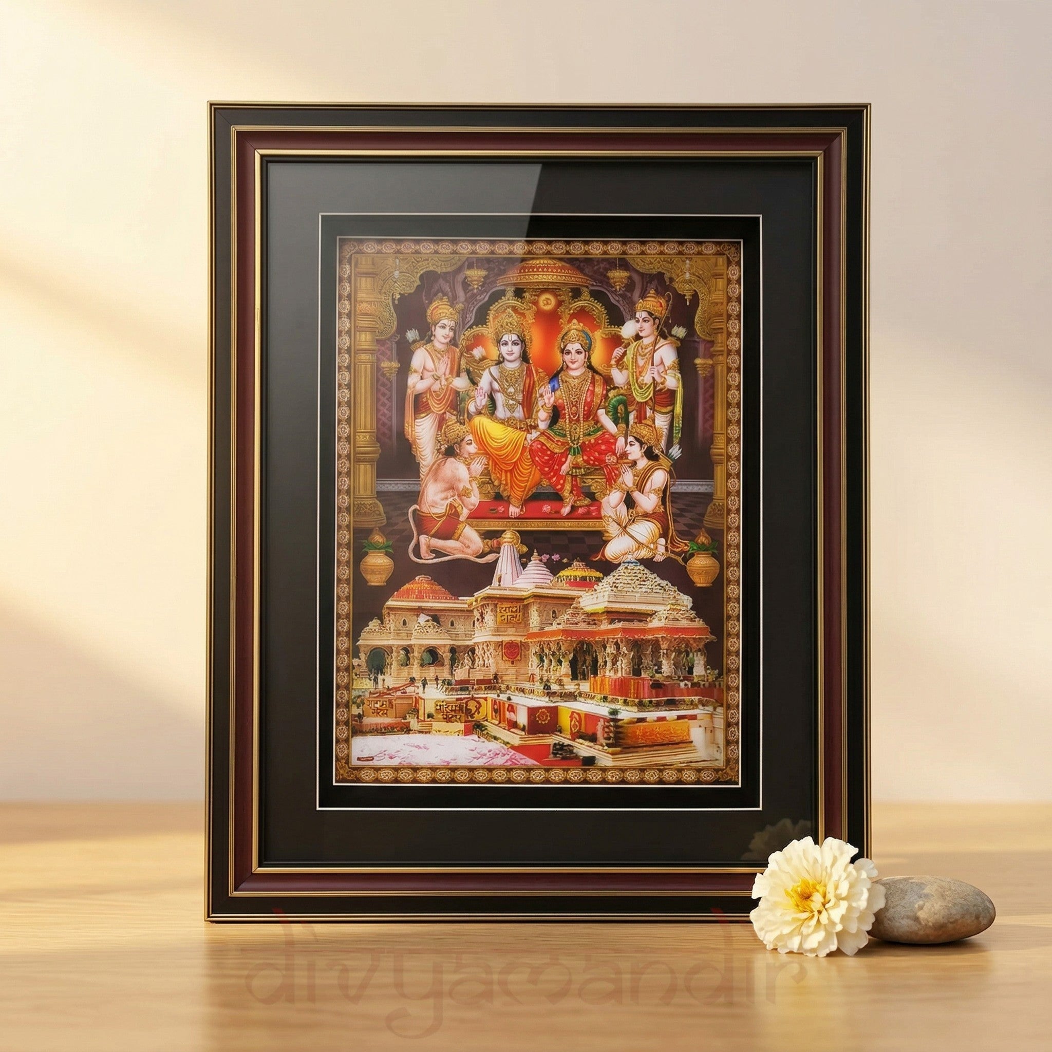 Ram Darbar 3D Shadow Box Wall Art