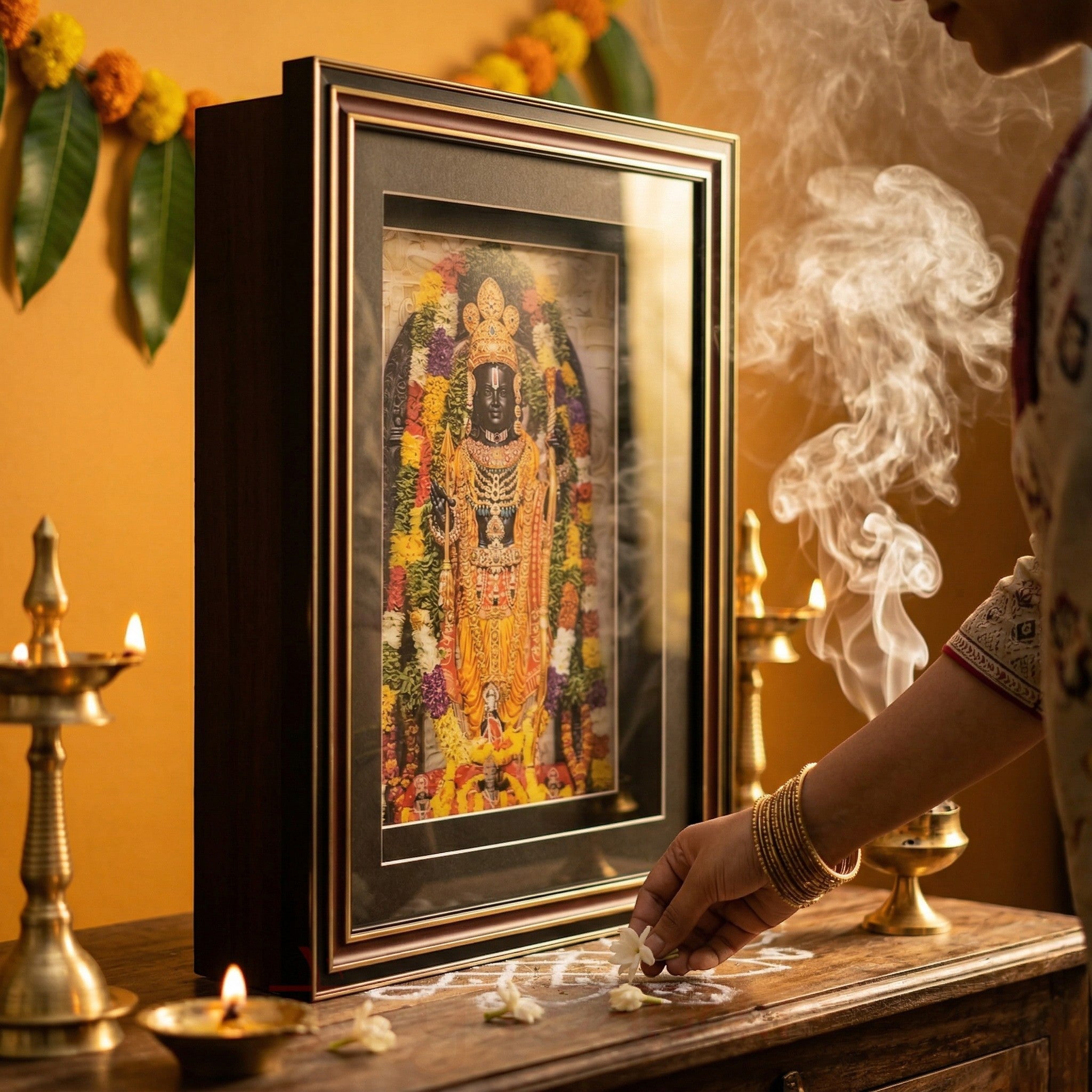 Ram Lalla 3D Shadow Box Wall Art – Divya Mandir