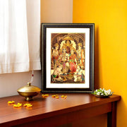 Ram Darbar Gold Foil Wall Art – A Divine Masterpiece for Your Home & Puja Room