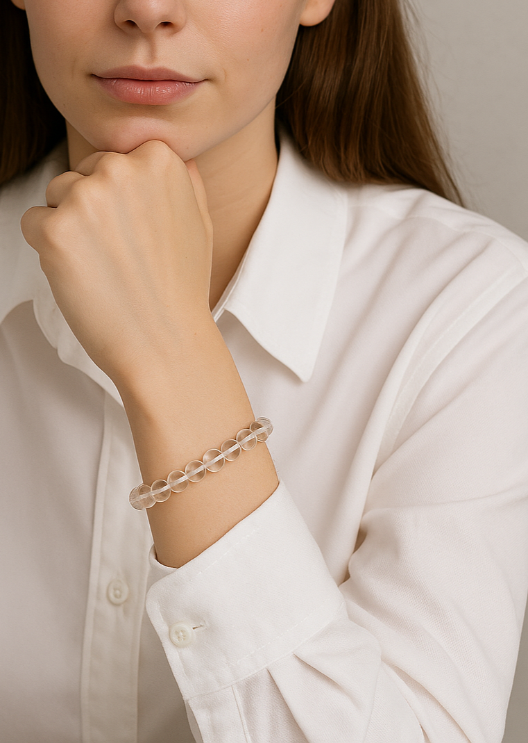 Sphatik Bead Bracelet – Divine Clarity Series