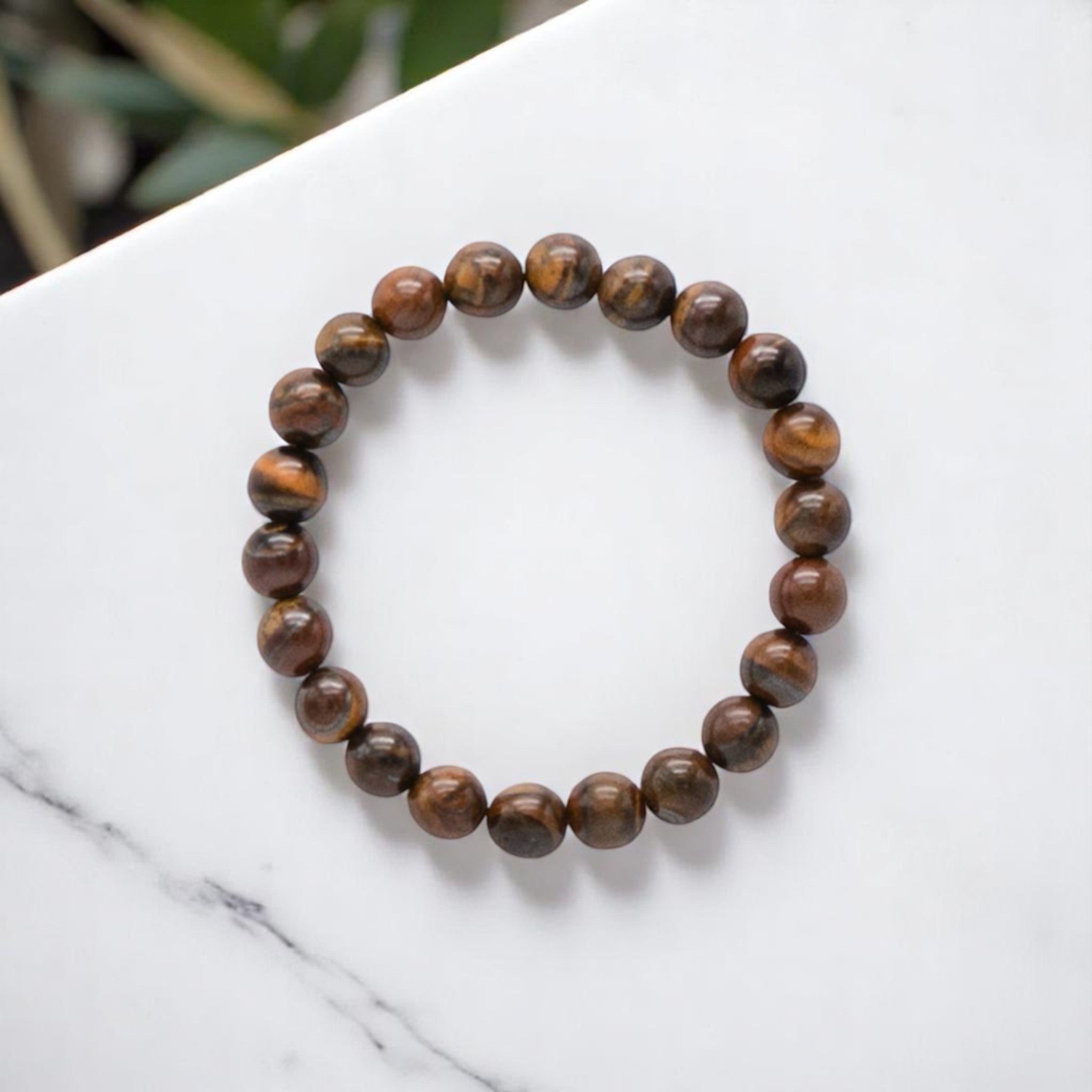 Tiger Eye Courage Bead Bracelet – Divine Balance Series