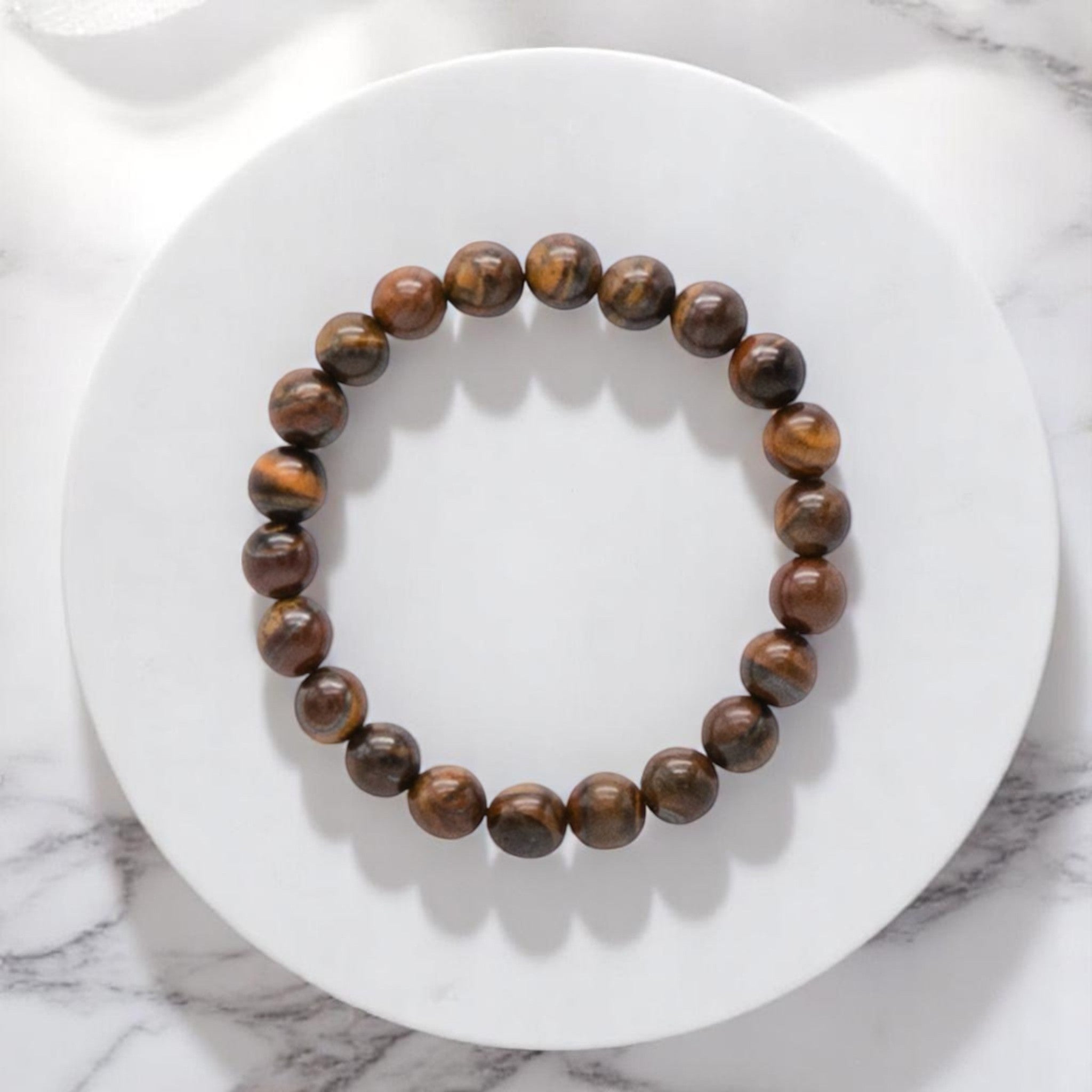 Tiger Eye Courage Bead Bracelet – Divine Balance Series