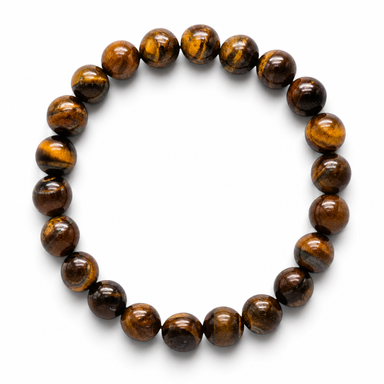 Tiger Eye Courage Bead Bracelet